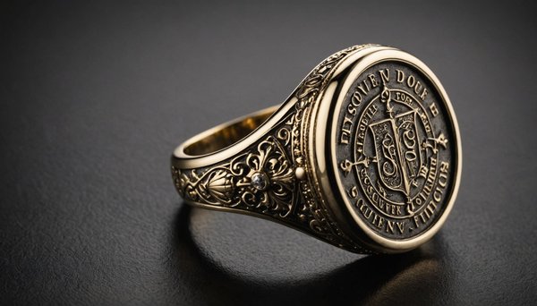 Découvrez la collection de chevalières avec une pièce de monnaie